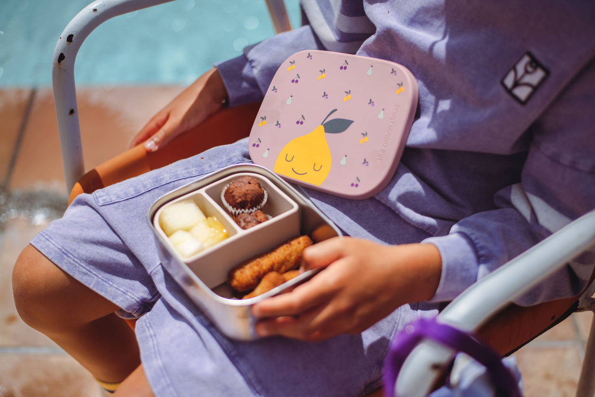 LUNCHBOX AUS EDELSTAHL MIT Fächern FÜR KINDERKONFetti