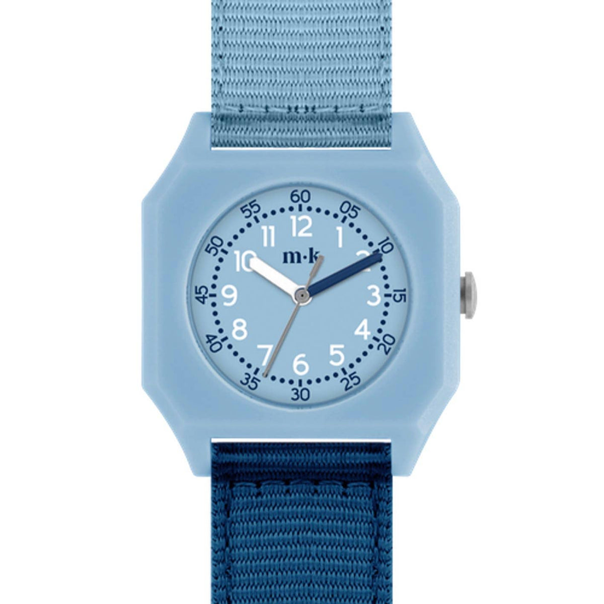 Blaue Cotton Candy Uhr mini kyomo