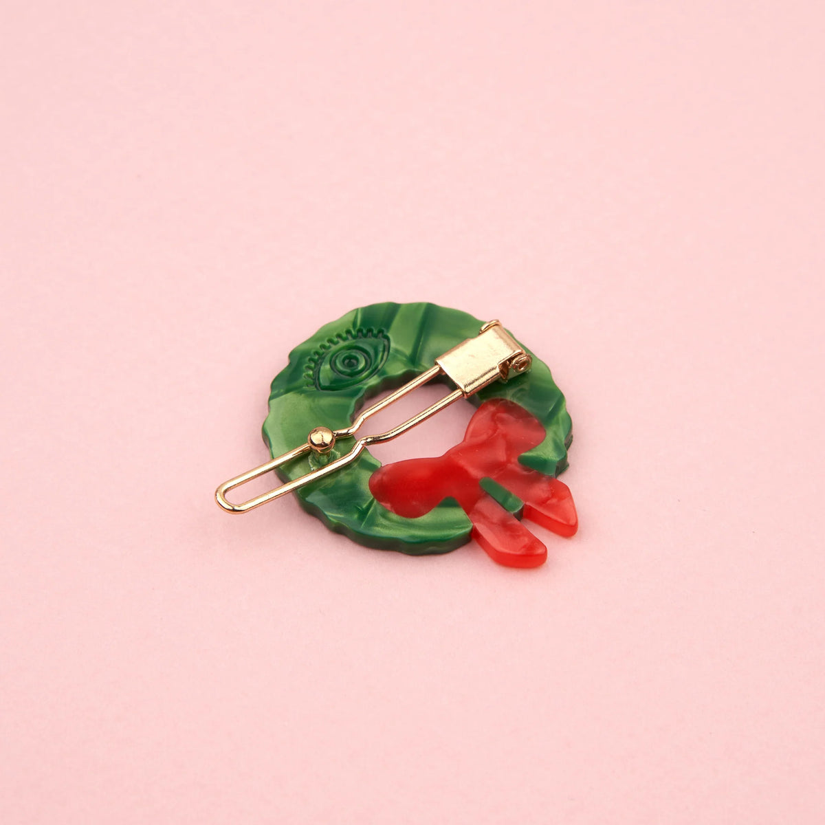 Coucou Suzette Mini Haarclip Weihnachtskranz
