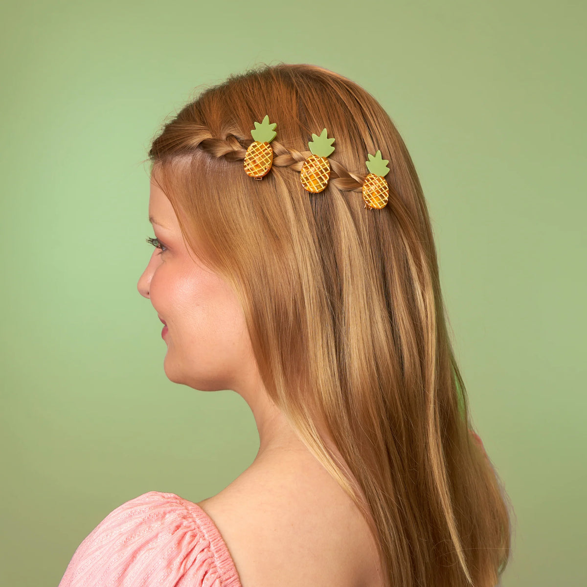 Coucou Suzette Haarclip 'Ananas'