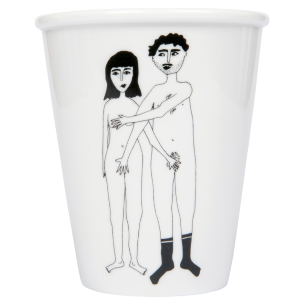 helen b Becher 'naked couple/von vorne'