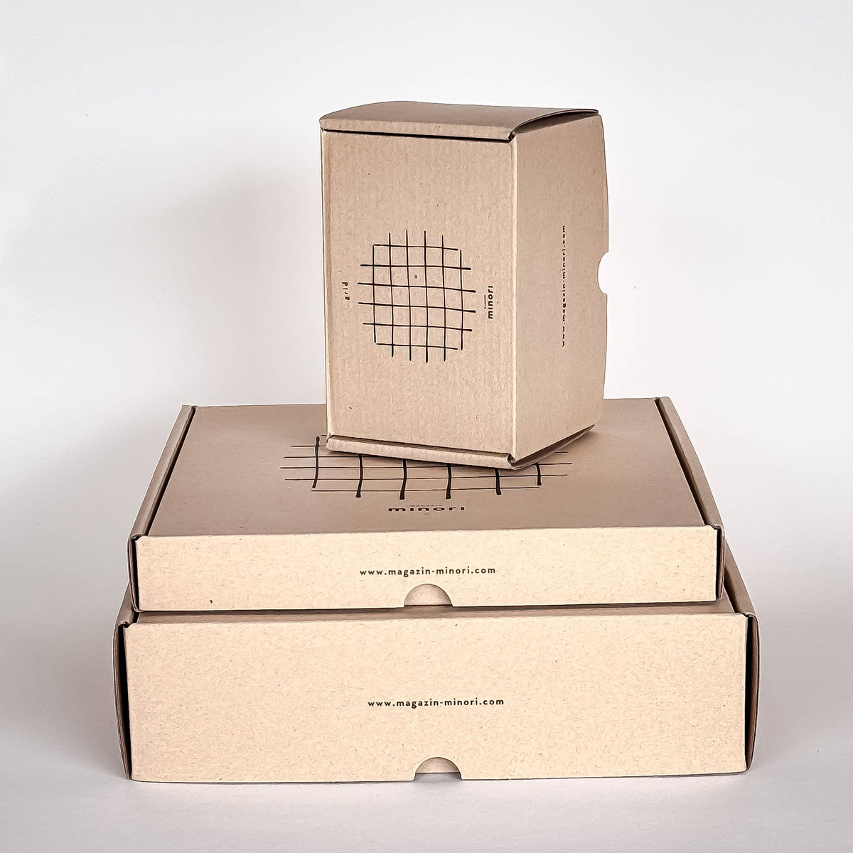 Magazin Minori Teller klein Grid - mare blue