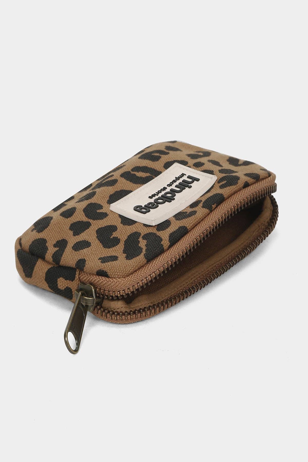 Lili Leopard Zimt Geldbörse