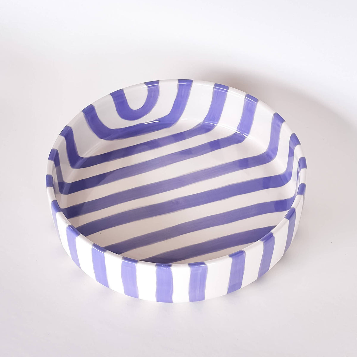Magazin Minori Schale gross  Stripes - palazzo purple