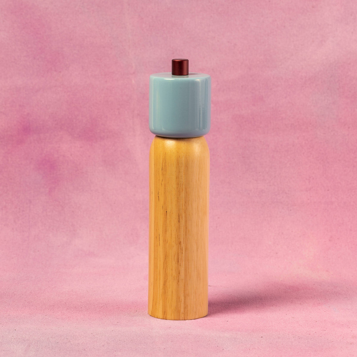 MÆGEN - Salz- und Pfeffermühle - Hellblau & Burgunderrot