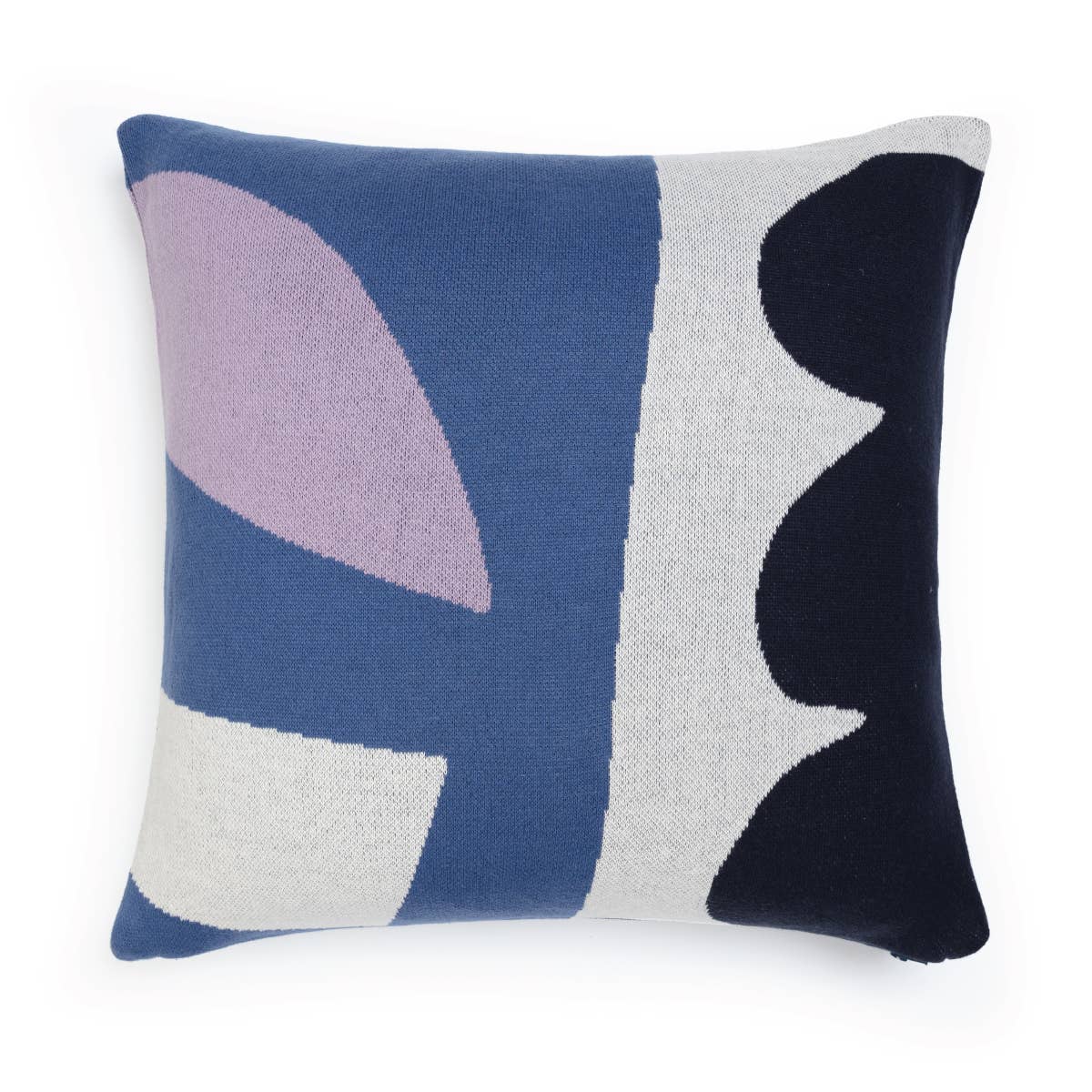 Sophie Home Dekokissen/Kissen aus Baumwollstrick — Orbi Cobalt