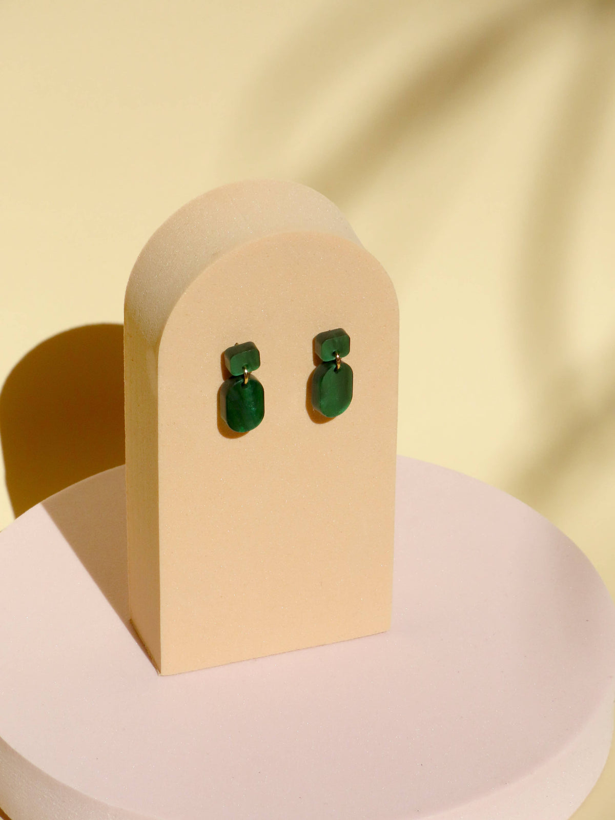 niemalsmehrohne Green Creamy Mini Ohrhänger