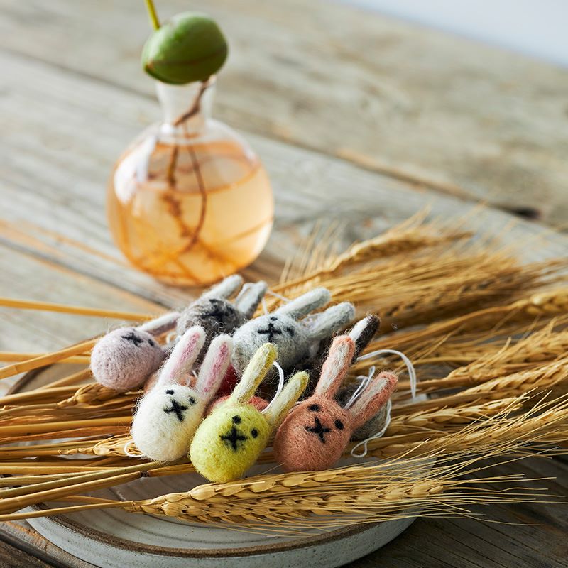 Aveva Design Easter 5-pack 'bunny' (natural)