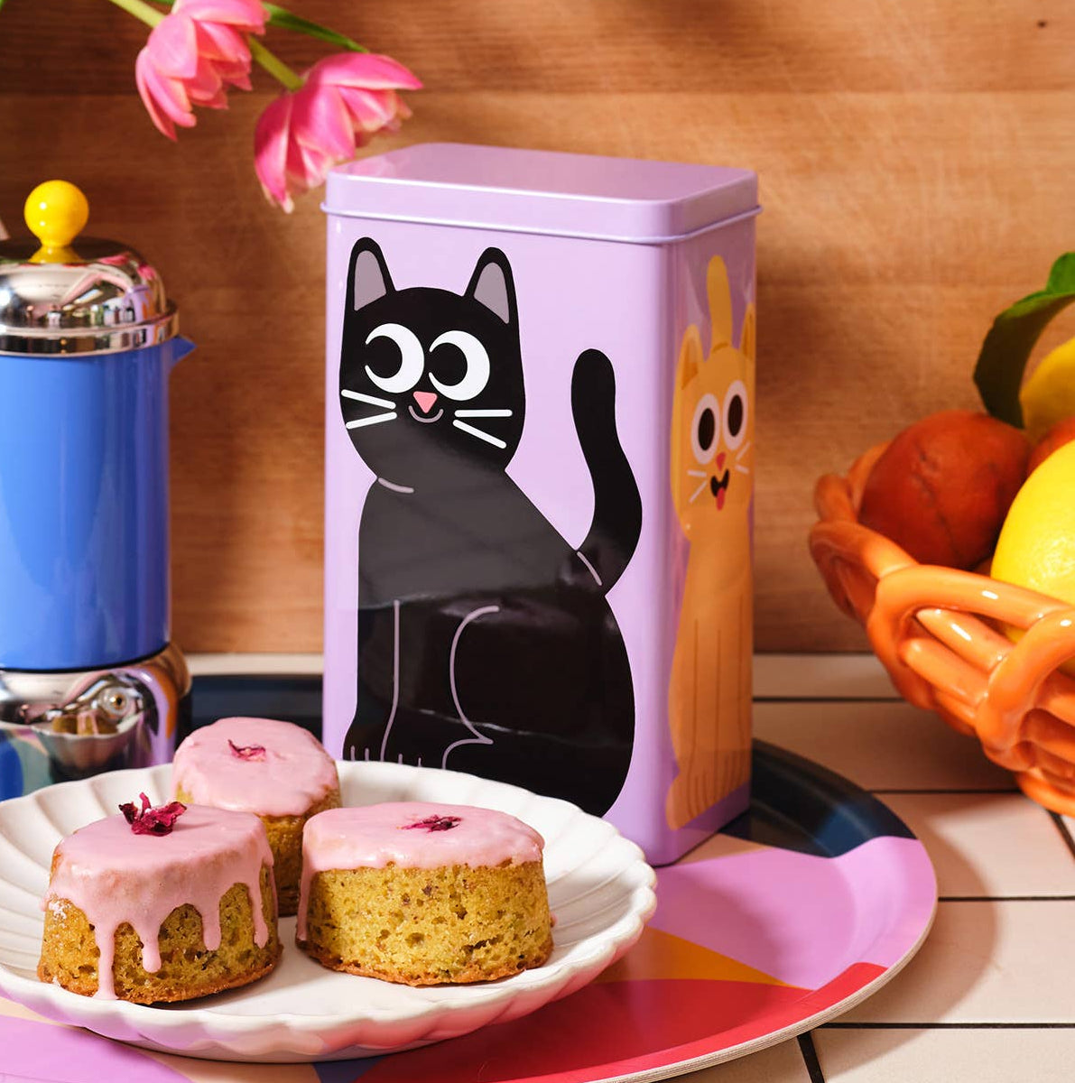 Wrap - "Katzen" Küchen Kaffeedose Vorratsdose