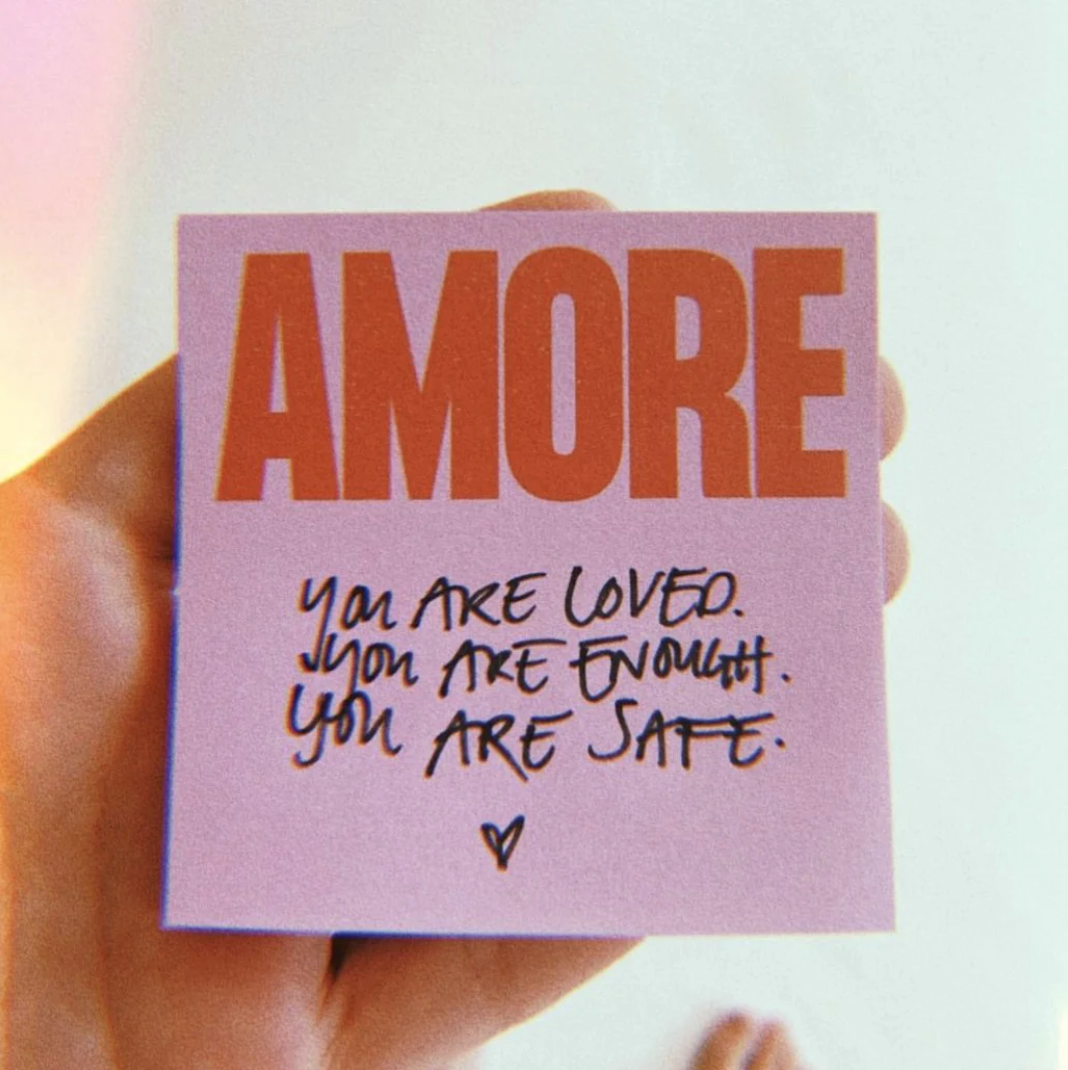 Haftnotizen AMORE – Rosa/Rot, 50 Blatt Navucko