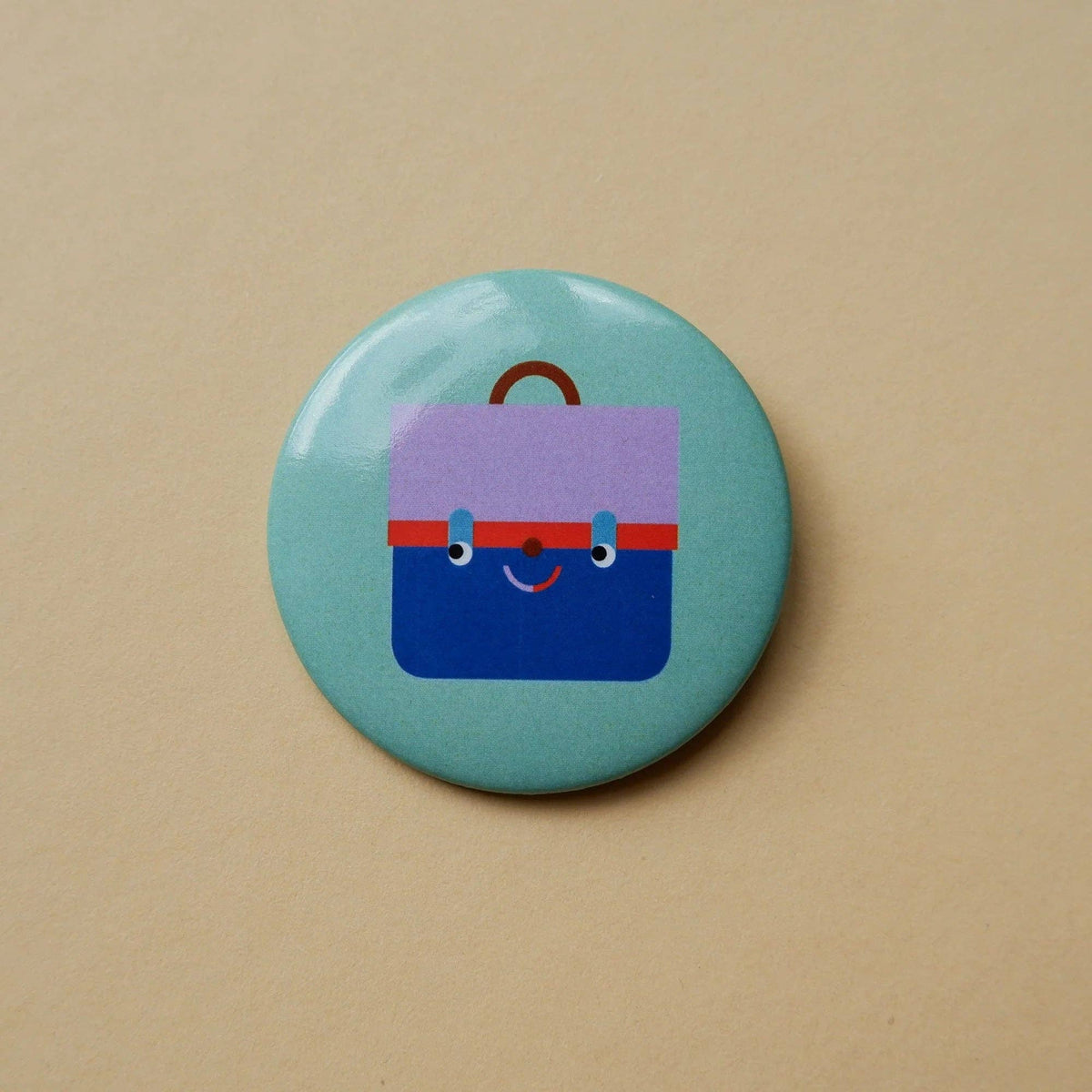 tinyday - Button "Tornister blau"