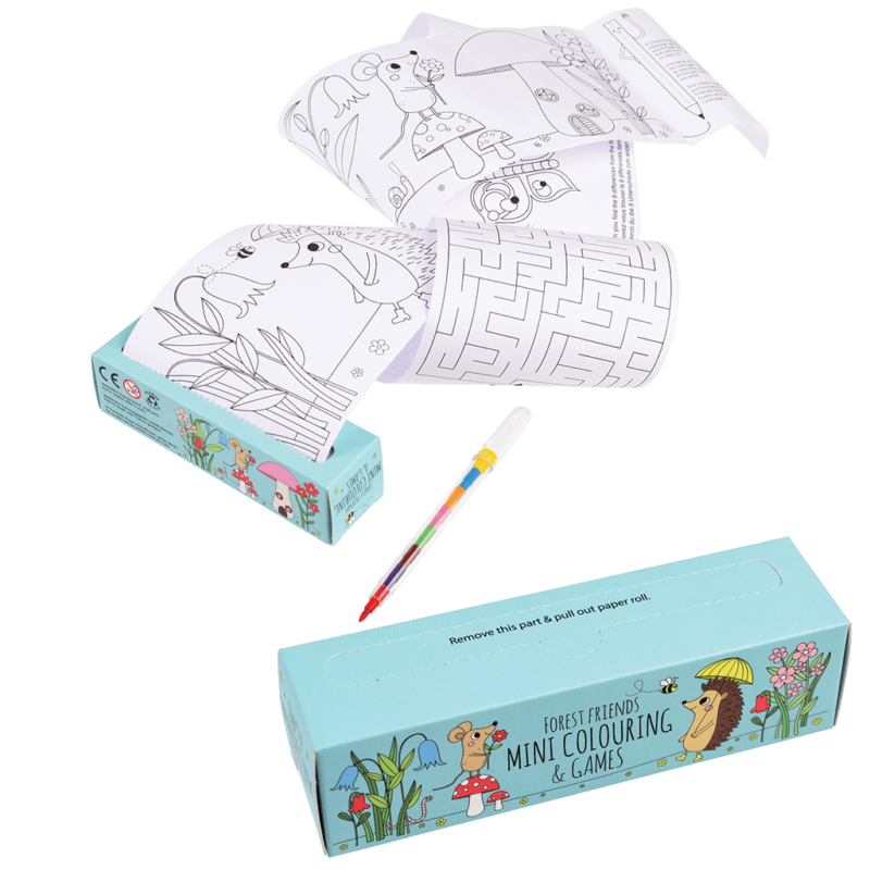 Mini - Mal- & Spielrolle 'Forest Friends'