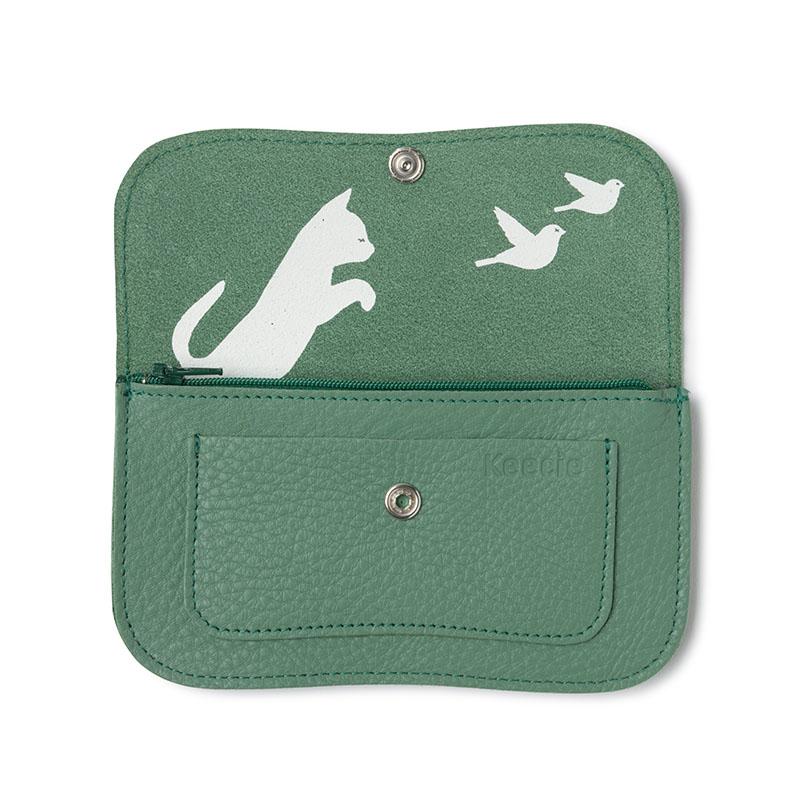 Portemonnaie 'Cat Chase Medium' von Keecie verschiedene Farben