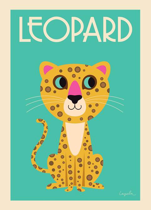 Poster 'Leopard' OMM DESIGN