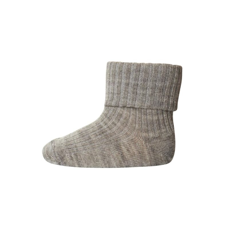 MP Denmark Gerippte Baby Wollsocken - 'Verschiedene Farben'