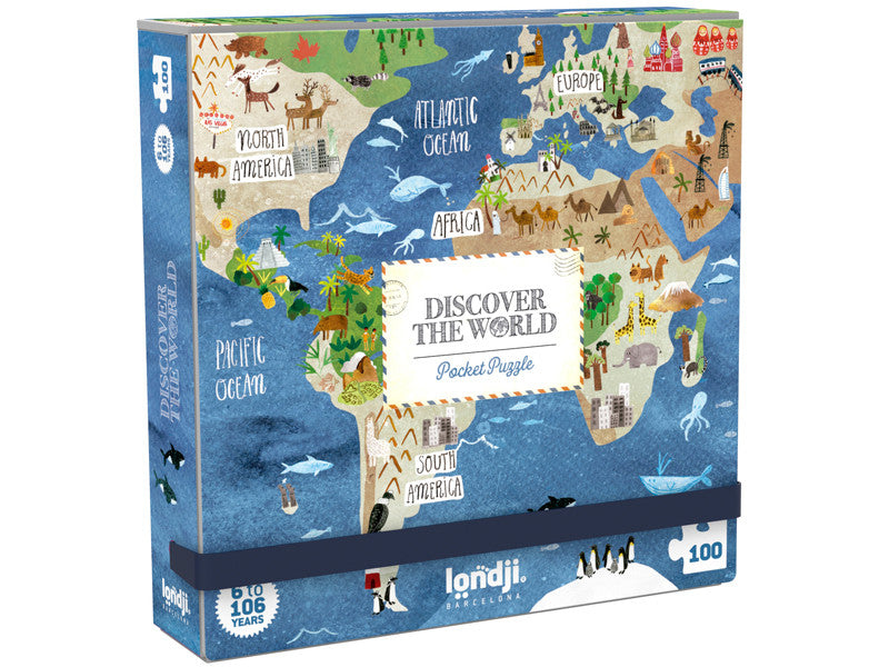Londji Pocketpuzzle 'Discover The World'