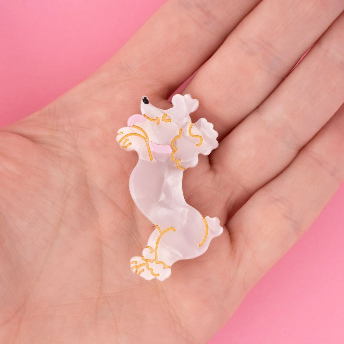 Coucou Suzette Haarclip 'Pudel'