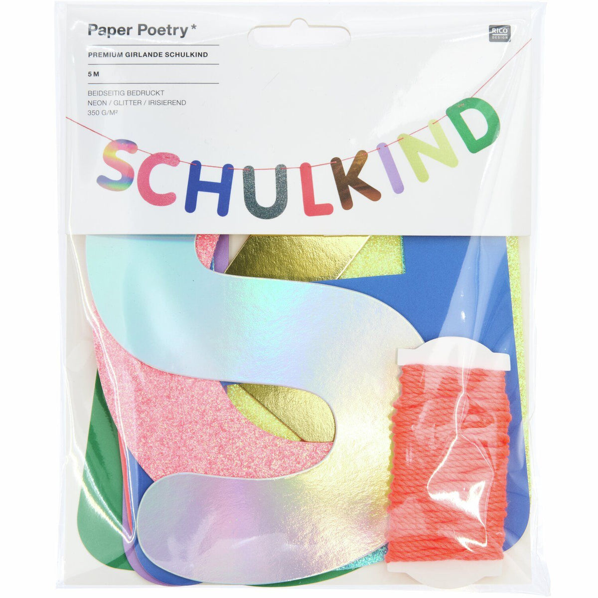 Girlande 'Schulkind' RicoDesign Paper Poetry
