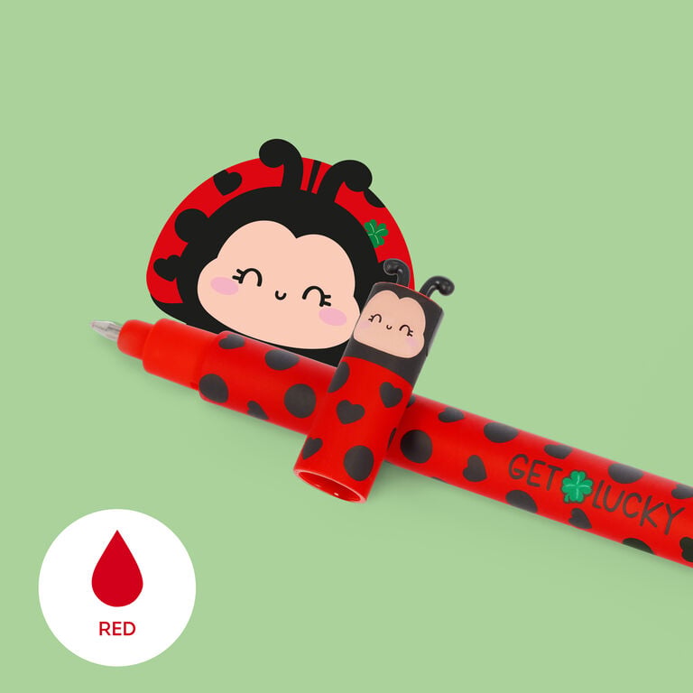 Legami Löschbarer Gelstift 'Marienkäfer' Ladybug erasable gel pen
