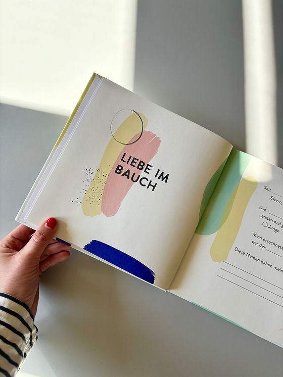 Anna Beddig Babybuch "Hey Baby Willkommen"
