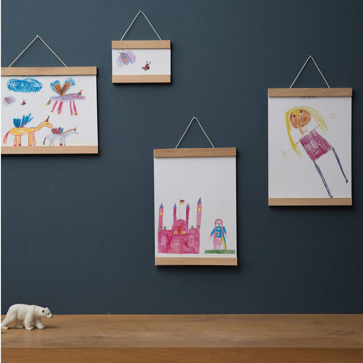 Posterleiste Eschenholz, 60 cm