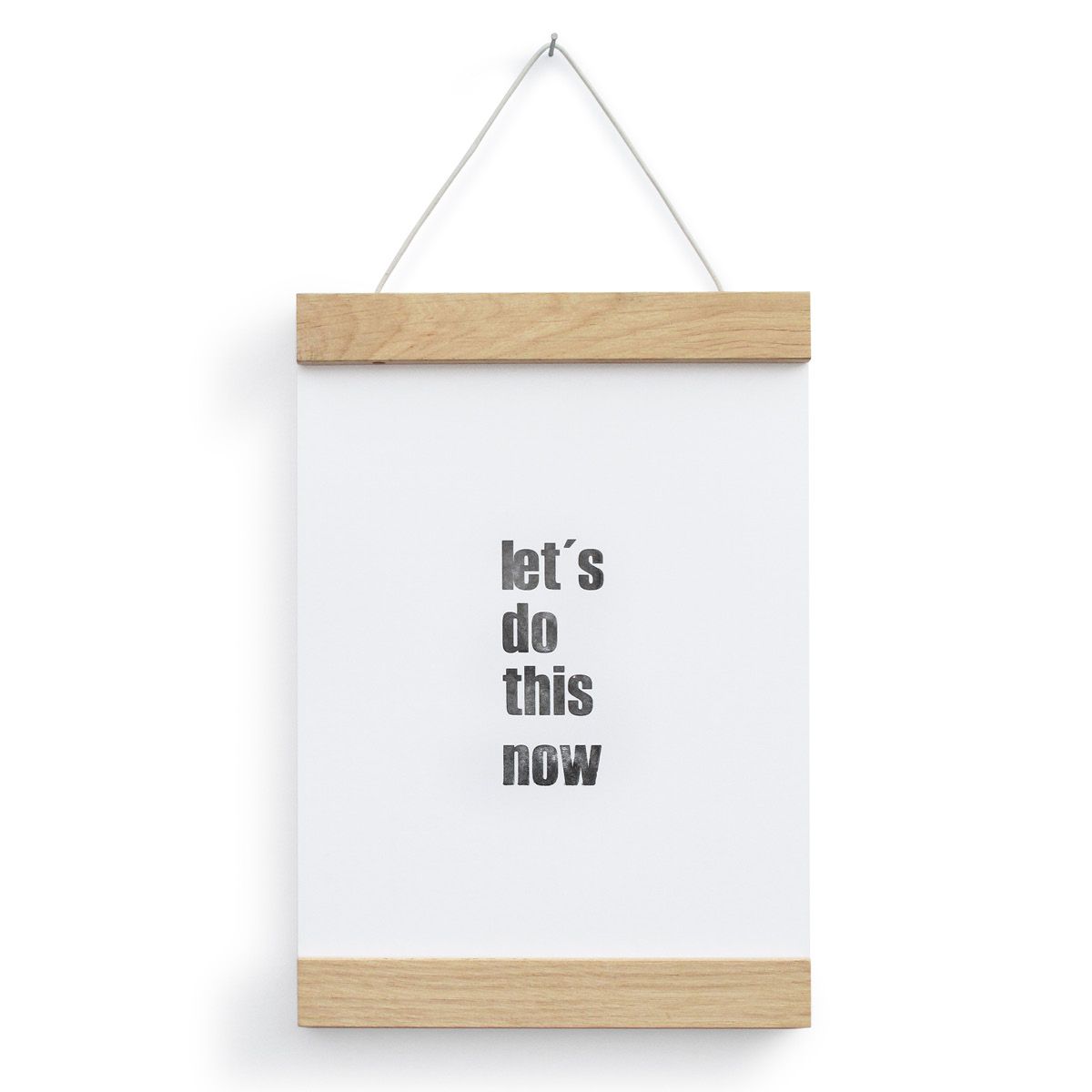Posterleiste A5 Eiche