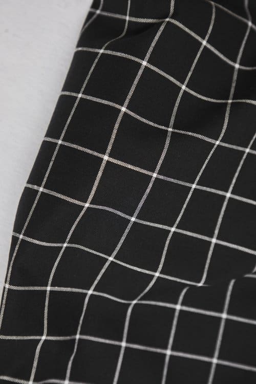 Studio du. Rock aus fester Baumwolle 'Grid' vers. Farben