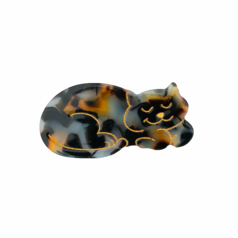 Coucou Suzette Haarclip 'Tortoiseshell Cat'