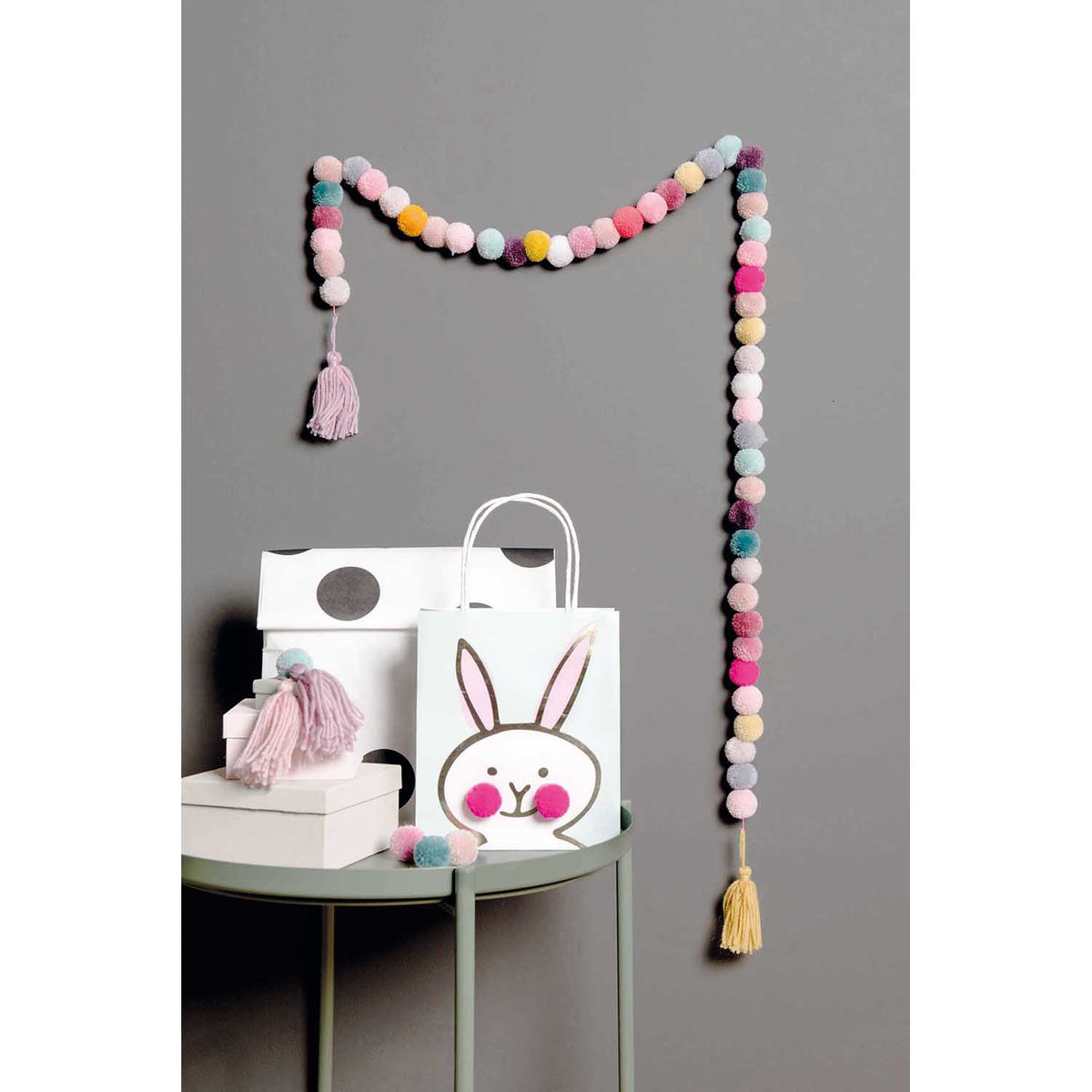 Garn Pompons 'Jolly Pastell' Rico Design