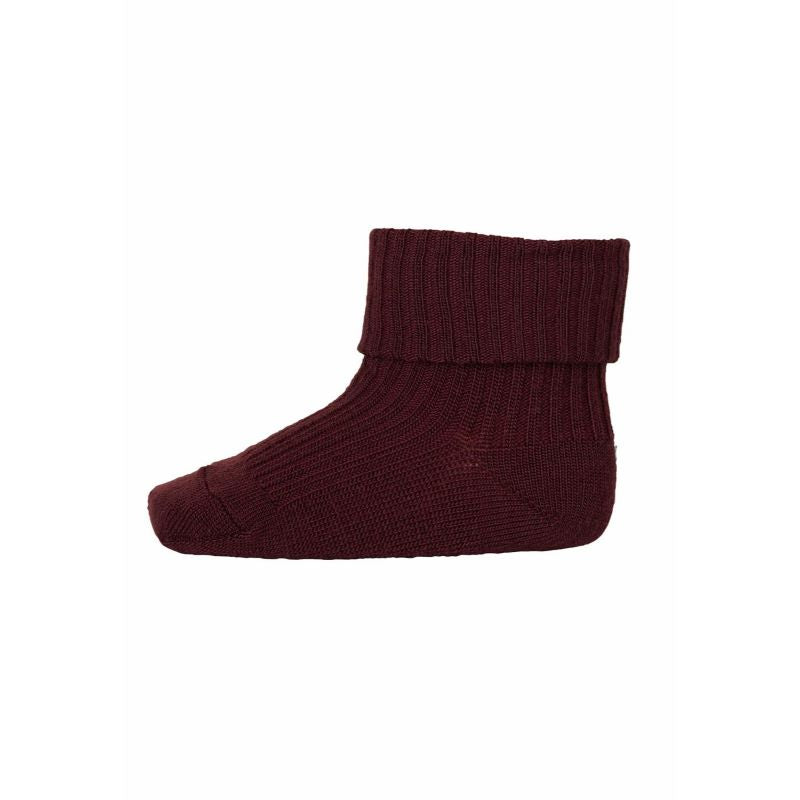MP Denmark Gerippte Baby Wollsocken - 'Verschiedene Farben'