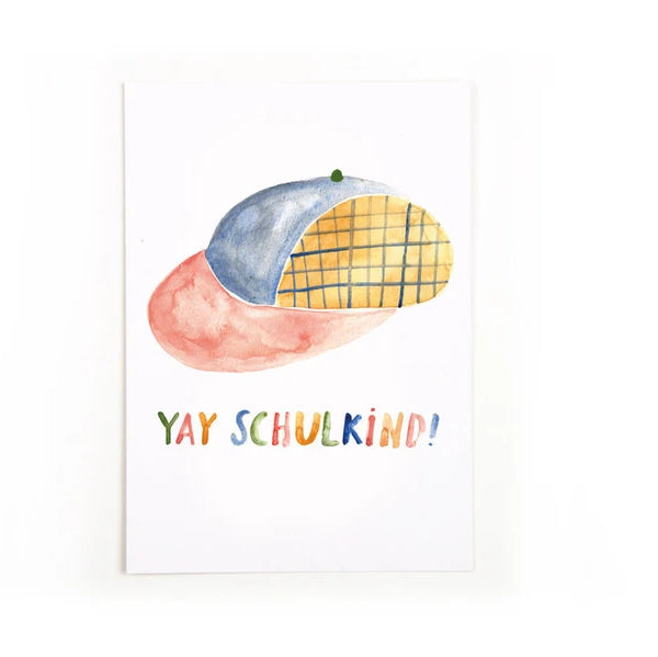Postkarte 'YAY Schulkind' Gretas Schwester