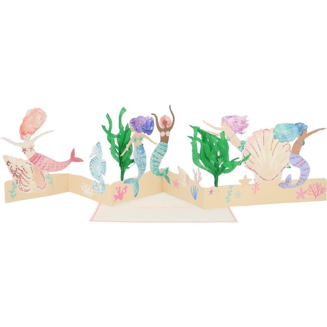 Concertina Karte 'Mermaid' MeriMeri